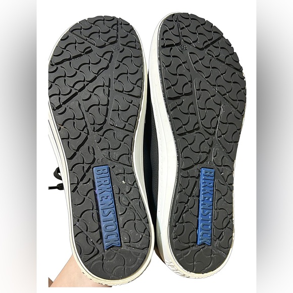 Birkenstock QO 500 NL Black Leather Non Slip Sneakers EU 38 US 7.5 - Picture 5 of 16